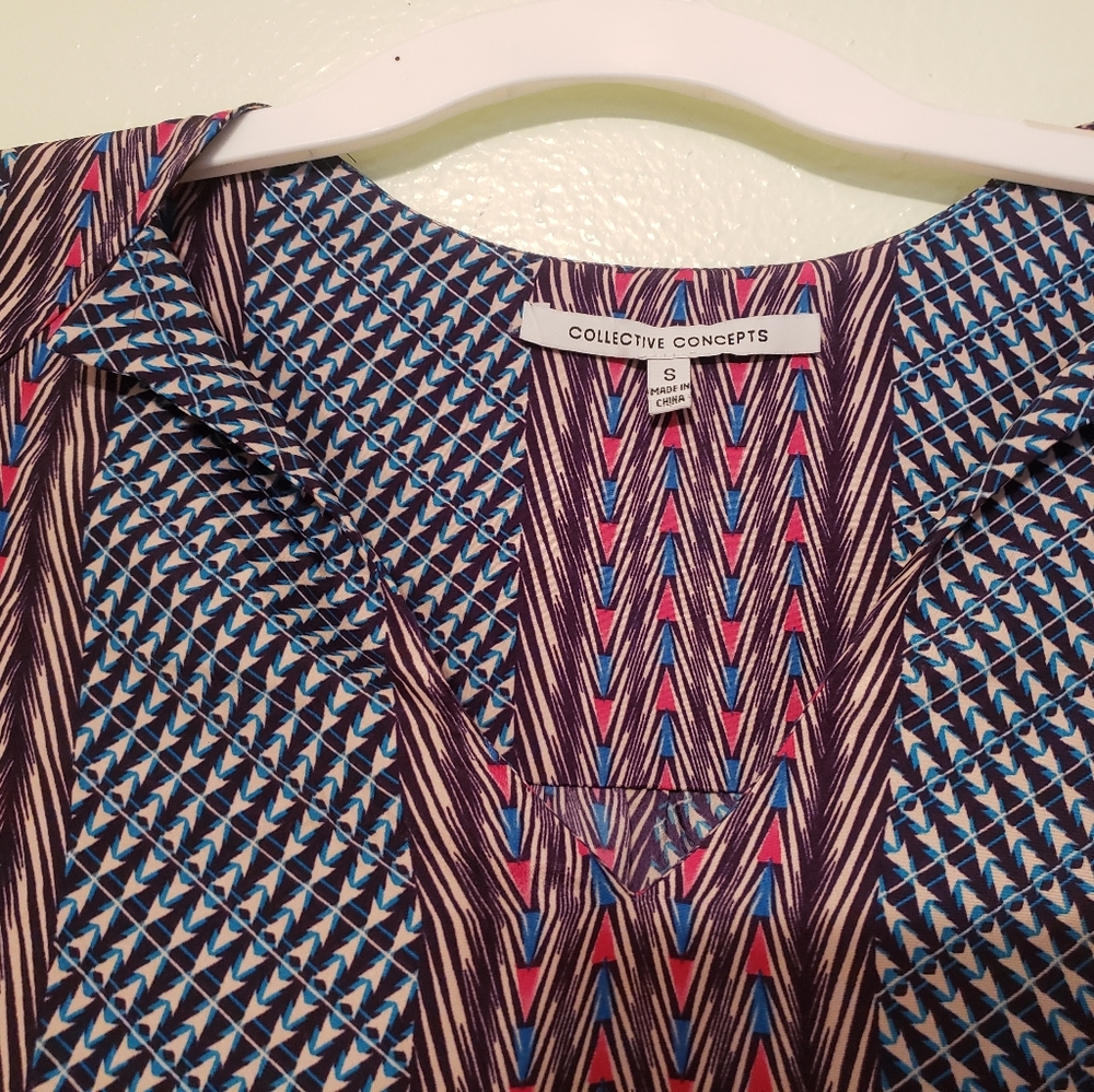 Patterned blouse - Picture 3 of 4